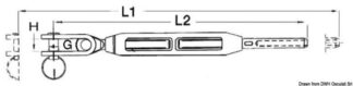 Forcella snodata sx 1/2" - 07.204.05 Osculati