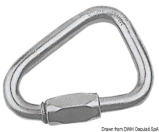 Moschettone a delta con vite 6 mm - 08.875.06 Osculati