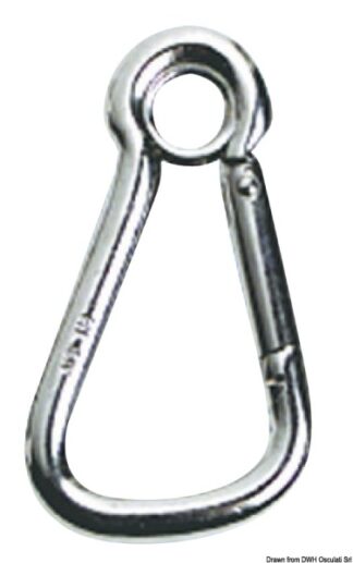 Moschettone inox grande con occhio 23 mm - 09.178.12 Osculati