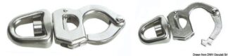 Moschettone inox grilletto mm 127 - 09.855.03 Osculati