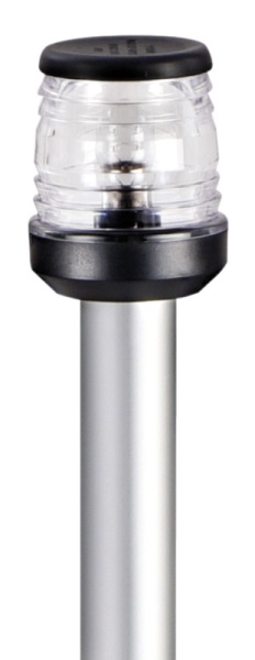 Asta 100 cm fanale 360° nero a parete - 11.123.00 Osculati