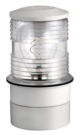 Fanale testa albero bianco/bianco 360° - 11.134.02 Osculati