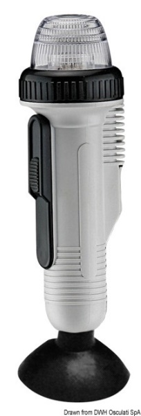 Fanale di via LED con asta conforme COLREG - 11.138.03 Osculati
