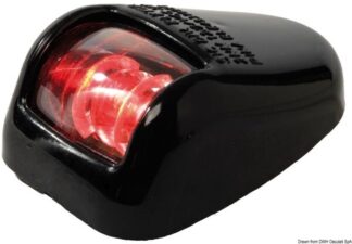 Fanale nero rosso 112° Orions - 11.395.01 Osculati