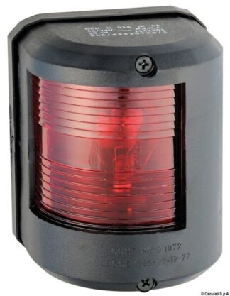 Fanale U78 rosso-nero 12 V - 11.417.01 Osculati