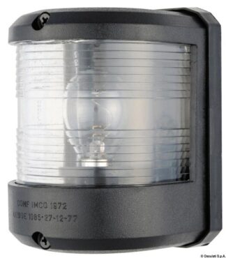 Fanale U78 testa albero-nero 12 V - 11.417.03 Osculati
