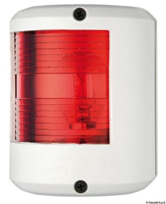 Fanale U78 rosso/bianco 12 V - 11.427.01 Osculati