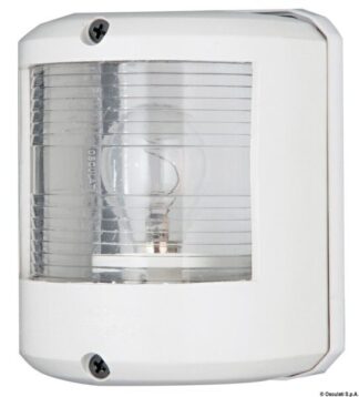 Fanale U78 poppa bianco/bianco 12 V - 11.427.04 Osculati