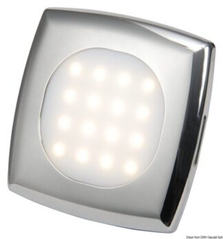 Plafoniera quadrata LED - 13.443.41 Osculati