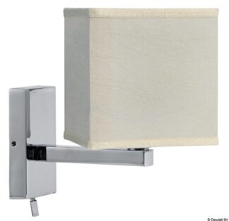 Applique snodata ottone cromato - 13.483.11 Osculati