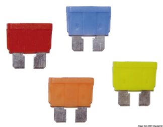 Fusibili lamellari spia LED 30 A cf. 50 - 14.003.30 Osculati