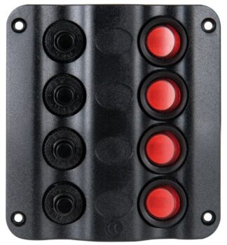 Pannello elettrico Wave 4 interruttori - 14.104.01 Osculati