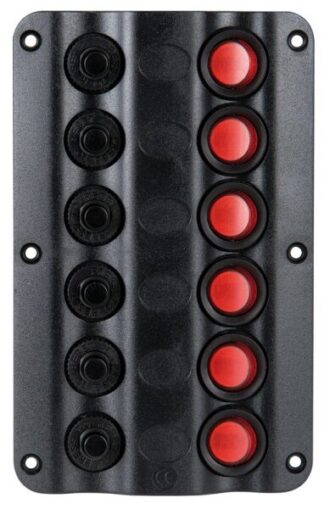 Pannello elettrico Wave 6 interruttori - 14.104.02 Osculati