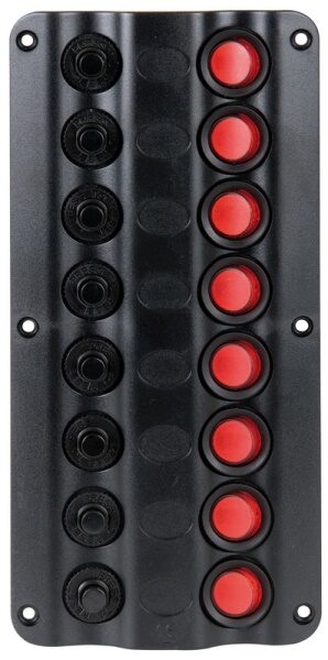 Pannello elettrico Wave 8 interruttori - 14.104.03 Osculati