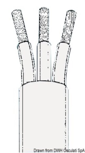Cavo tripolare 2,5 mm² - 14.149.20 Osculati