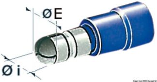 Terminali cilindrici maschio 2,5-6 mm² - 14.186.47 Osculati