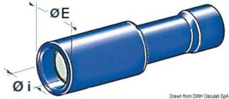 Terminali cilindrici femmina 2,5-6 mm² - 14.186.48 Osculati