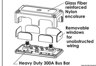 Terminali Bus Bar Heavy Duty 6 x 5 mm - 14.209.31 Osculati