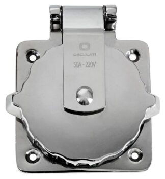 Presa inox 30 A 220 V - 14.330.00 Osculati