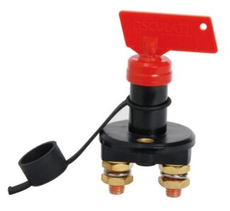 Staccabatteria tecnopolimero nero 100 A - 14.385.15 Osculati