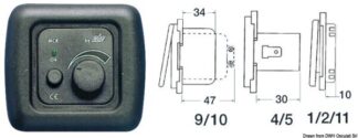 Supporto singolo grigio - 14.657.02 Osculati