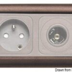 Cornice doppia marrone - 14.665.03 Osculati