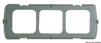 Supporto triplo grigio - 14.659.02 Osculati