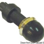 Pulsante stagno nero in ottone - 14.910.00NE Osculati