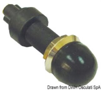 Pulsante stagno nero in ottone - 14.910.00NE Osculati