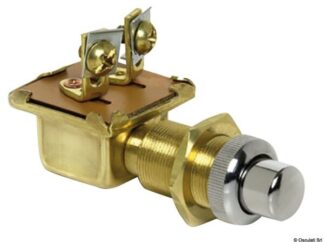 Pulsante stagno ottone cromato 15 x 25 mm - 14.918.04 Osculati