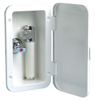 Box doccia con miscelatore tubo PVC 4 m a parete - 15.239.02 Osculati