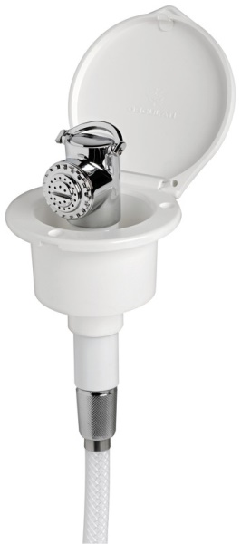 Doccia Elegant bianca tubo PVC 2,5 m in piano - 15.246.00 Osculati