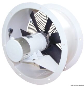 Ventilatore assiale CEM acciaio 24 V 0,15 kW 6 A FP - 16.103.12 Osculati