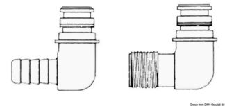 Portagomma Flojet 1/2" filettato - 16.204.07 Osculati