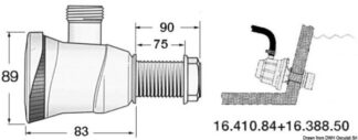 Filtro per pompa 16.410.84 - 16.388.50 Osculati