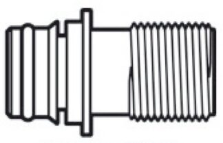 Portagomma diritto 1/2" - 16.532.01 Osculati