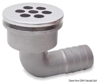 Scarico pozzetto inox Ø 42 - 17.118.02 Osculati