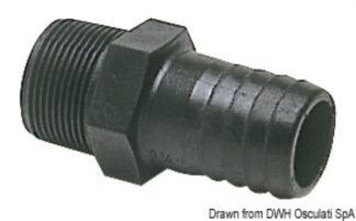 Portagomma nylon maschio 1" 1/2 - 17.206.44 Osculati