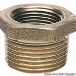 Riduzione ottone maschio/femmina 1" 1/2  x 1" 1/4 - 17.221.05 Osculati