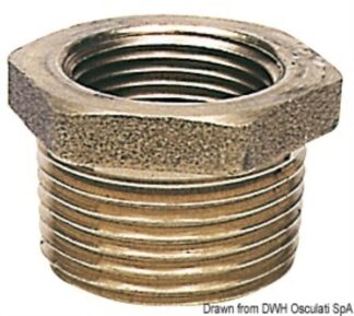 Riduzione ottone maschio/femmina 1" x 1/2" - 17.221.15 Osculati