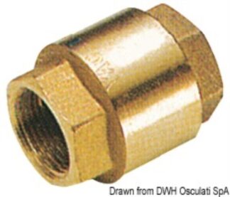 Valvola ritegno ottone 1" 1/2 - 17.232.06 Osculati