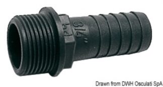 Portagomma PP maschio 1" 1/2 x 50 mm - 17.234.11 Osculati
