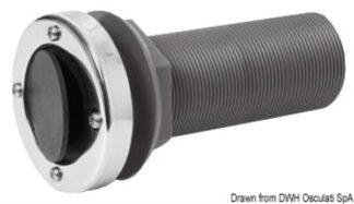 Scarico testa inox 1" 1/2 - 11BSP - 17.395.45 Osculati