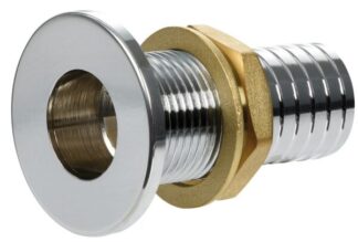 Scarico filo ottone cromato 1" 1/2 x 45 mm - 17.424.05 Osculati