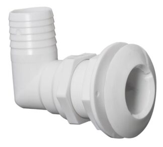 Scarico mare plastica 90° 1" 1/2 x 38 mm - 17.395.20 Osculati