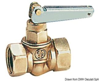 Rubinetto carburante ottone 1/2" - 17.400.01 Osculati