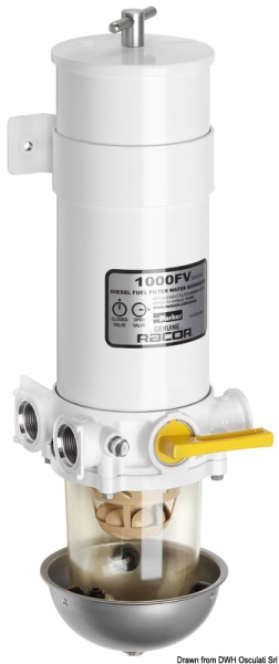Filtro gasolio Racor 1000MA - 17.667.03 Osculati
