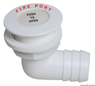 Fire Port 90° portagomma mm.38 - 17.681.01 Osculati