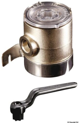 Filtro acqua ottone cromato 1/2" - 17.649.02 Osculati