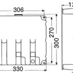 Lavavetri 9,7 l 2 pompe 12 V - 19.106.12 Osculati